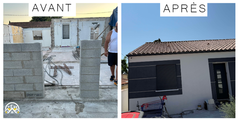 Rénovation complète et mise hors d'eau/hors d'air à Aix-en-Provence